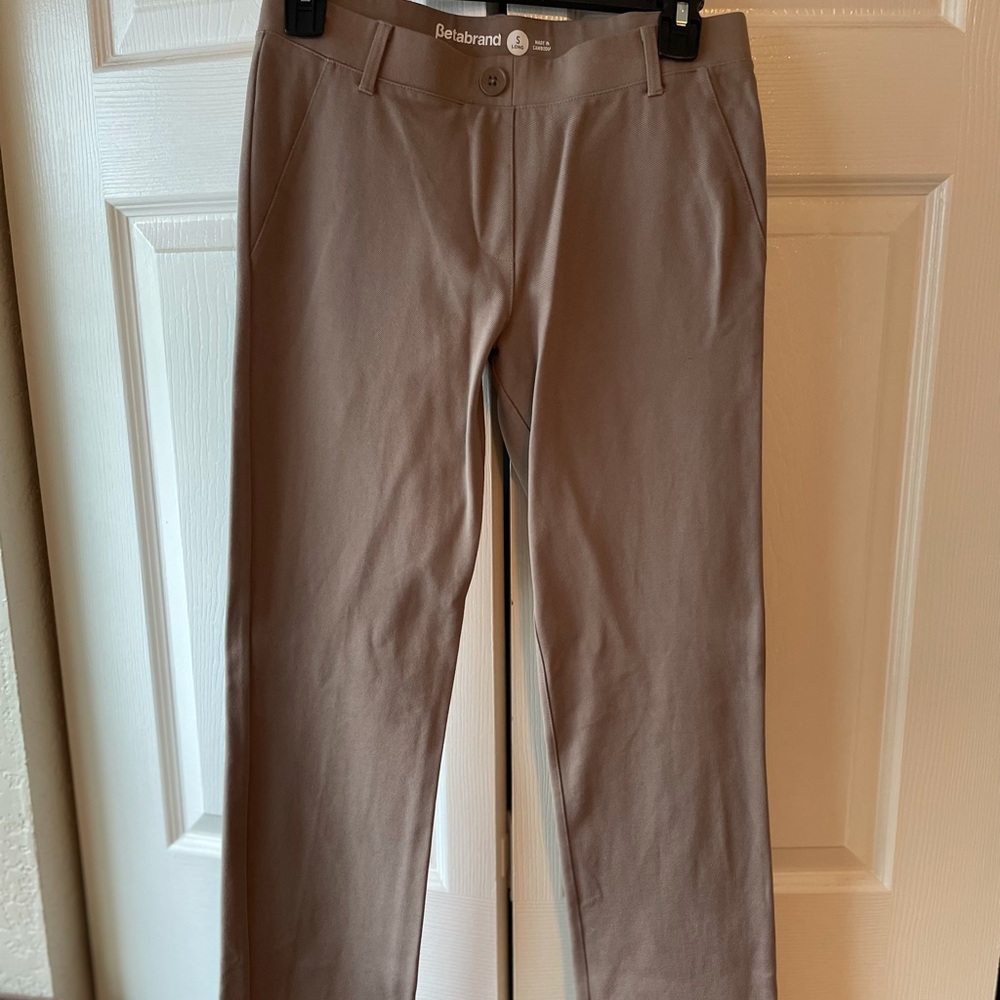 Betabrand khaki pants